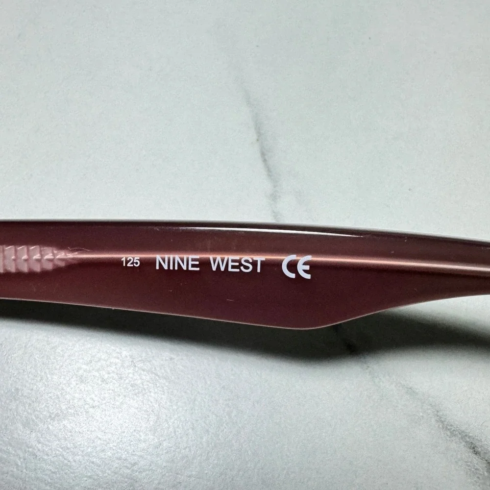 Nine West NW151 0JVR Tortoise Pink Rectangular Eyeglass Frames 51-16-125 Womens